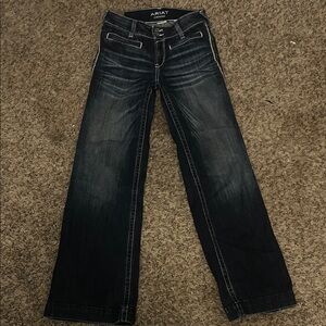 Ariat Women's Dark Blue Wide Leg Jeans